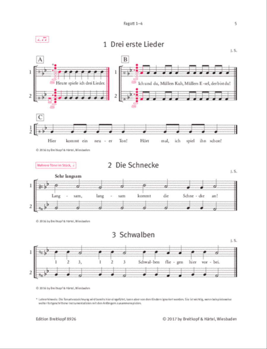 Addizio! Bassoon scores gallery preview page 2
