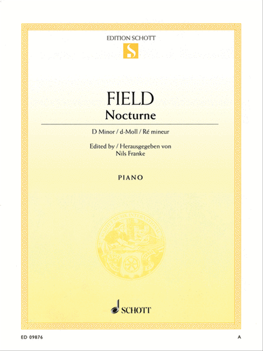 Nocturne in D Minor Piano Solo scores gallery preview page 1