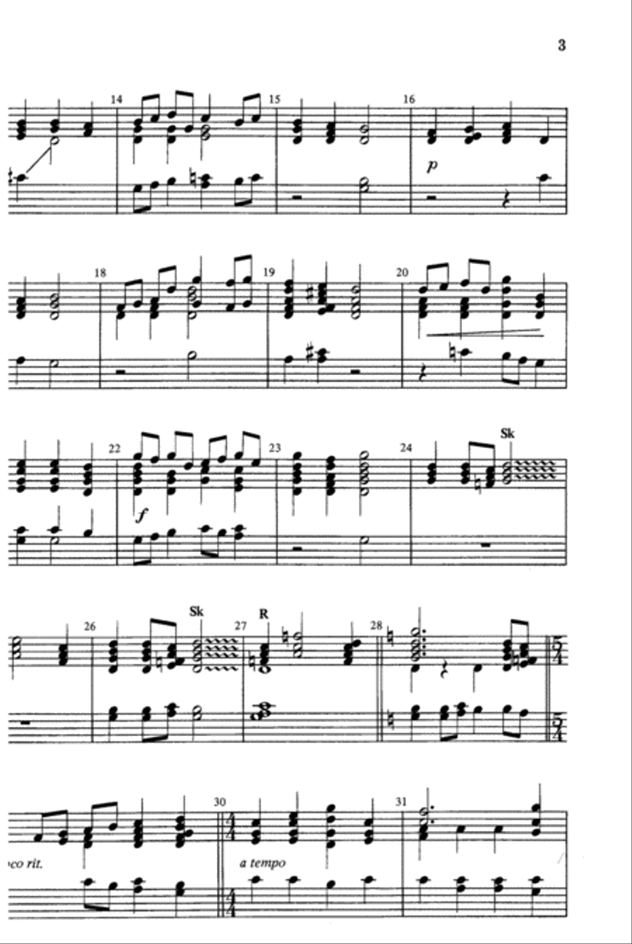 Christ the Lord Is Risen Today 2-Octaves scores gallery preview page 6