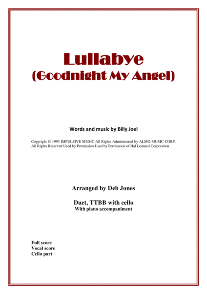 Lullabye (Goodnight, My Angel) image number null