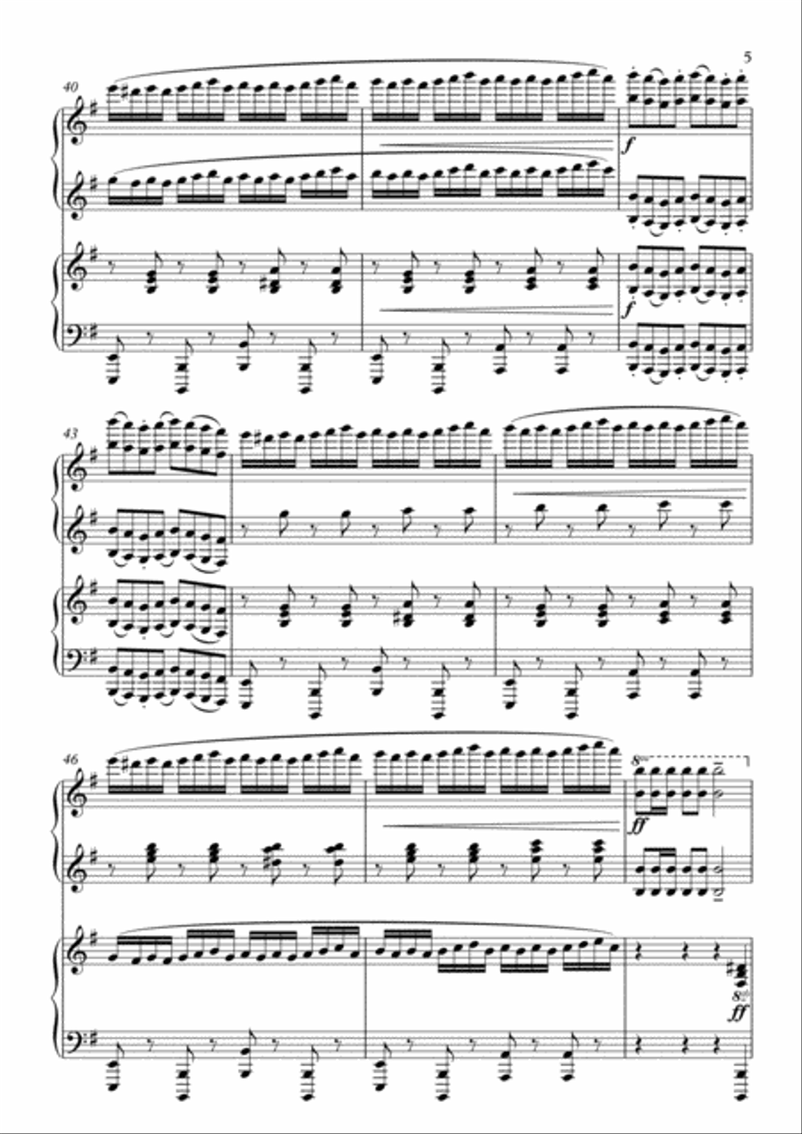 The Carnival Piano scores gallery preview page 5