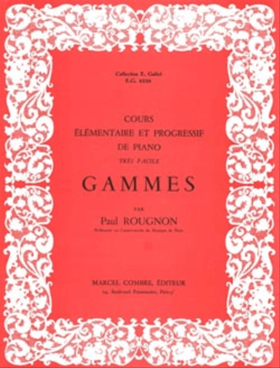 Gammes Gammes Piano Method scores gallery preview page 1