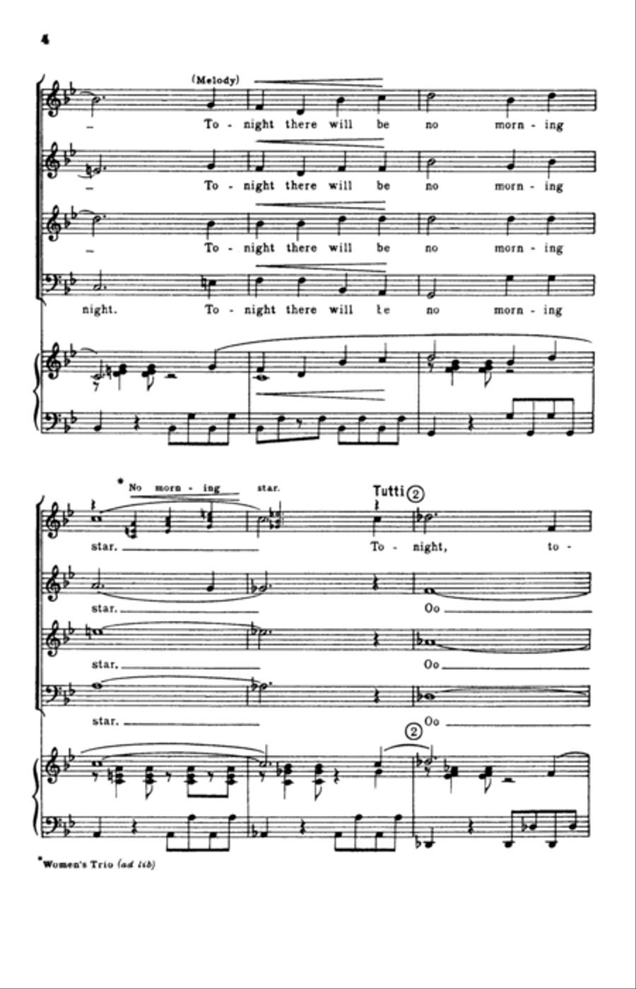 Choral Medley from West Side Story (arr. William Stickles) 4-Part scores gallery preview page 2