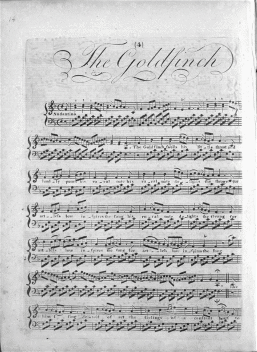 The Aviary. A Collection of Three Elegant Sonnets - (2) The Nightingale Voice scores gallery preview page 2