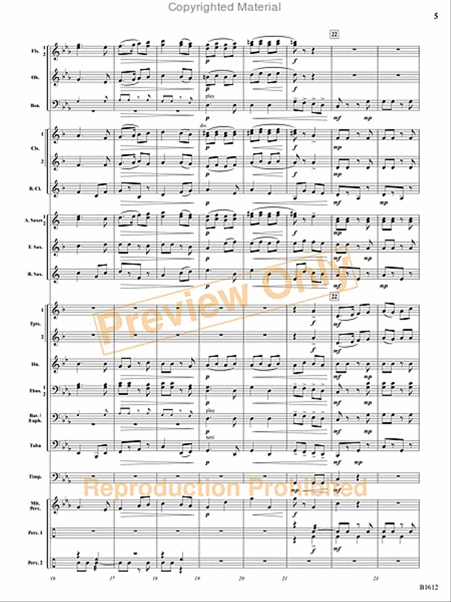 Hopak! Hopak! Concert Band scores gallery preview page 26
