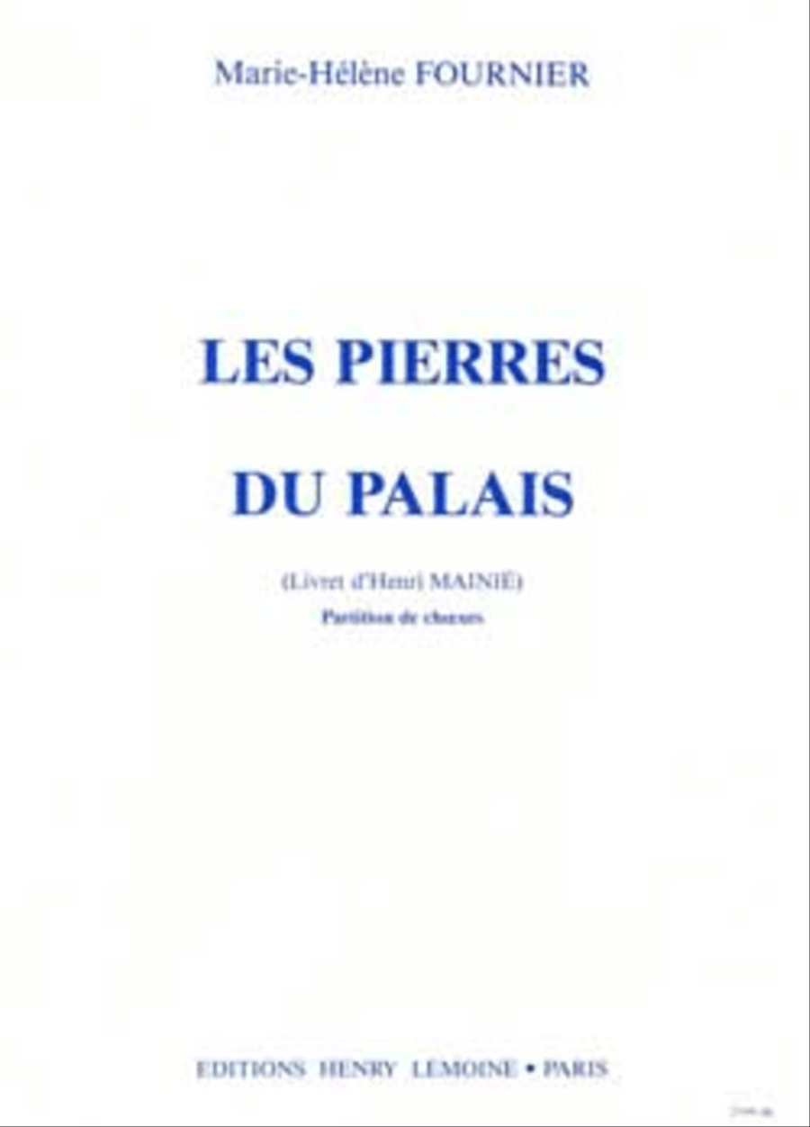 Pierres du Palais (opera pour enfants) Children's Choir scores gallery preview page 1