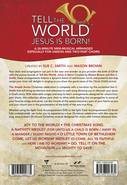 Tell the World, Jesus Is Born! (Split-Track Accompaniment CD) image number null