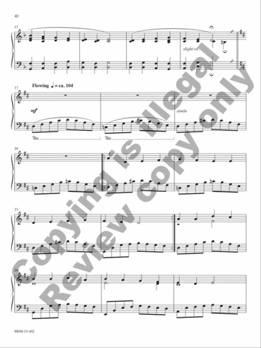 Hymn to Joy Piano Solo scores gallery preview page 20
