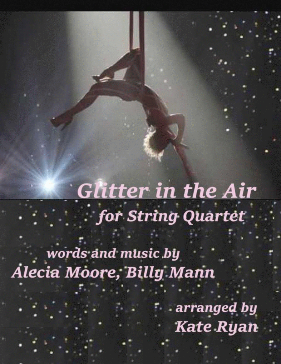 Glitter In The Air String Quartet scores gallery preview page 1