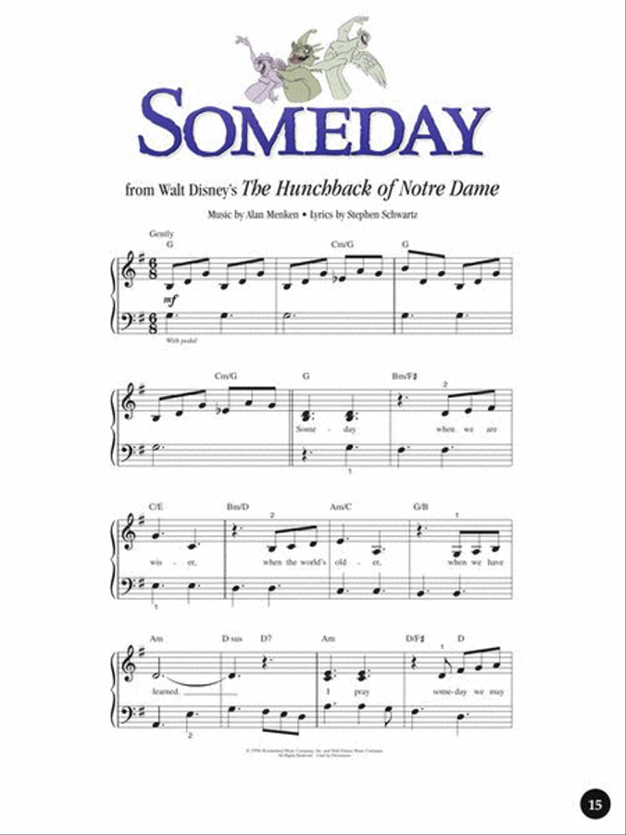 Disney's My First Songbook – Volume 2 Easy Piano scores gallery preview page 10