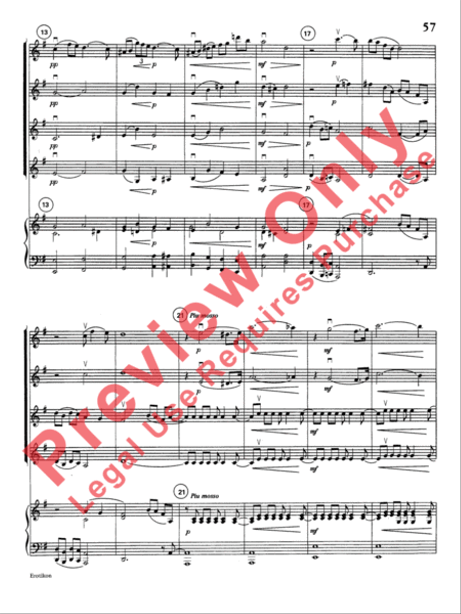 Highland/Etling Violin Quartet Series: Book 1