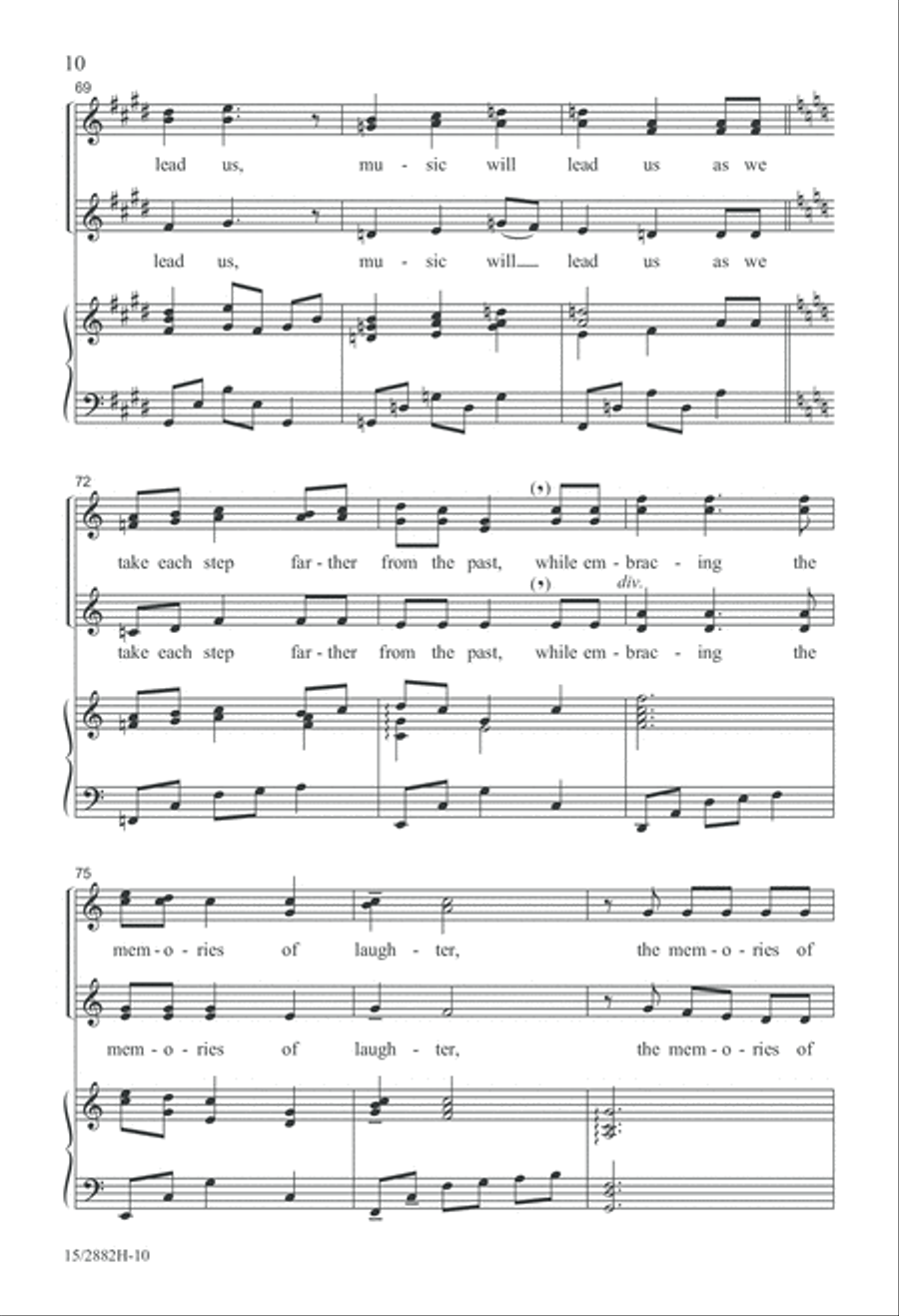 And Music Will Lead Us And Music Will Lead Us SSA scores gallery preview page 11