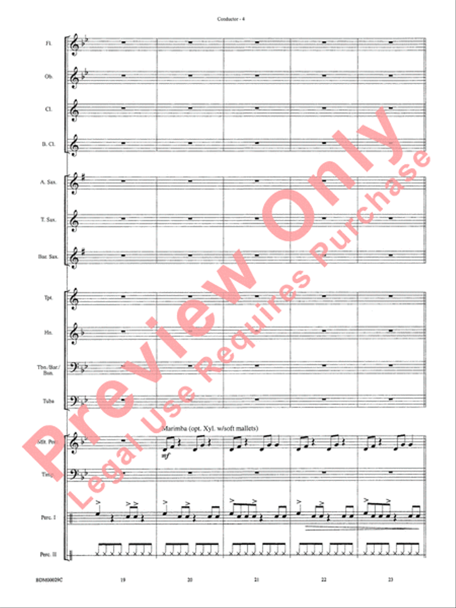 Serengeti Dreams Serengeti Dreams Concert Band scores gallery preview page 6