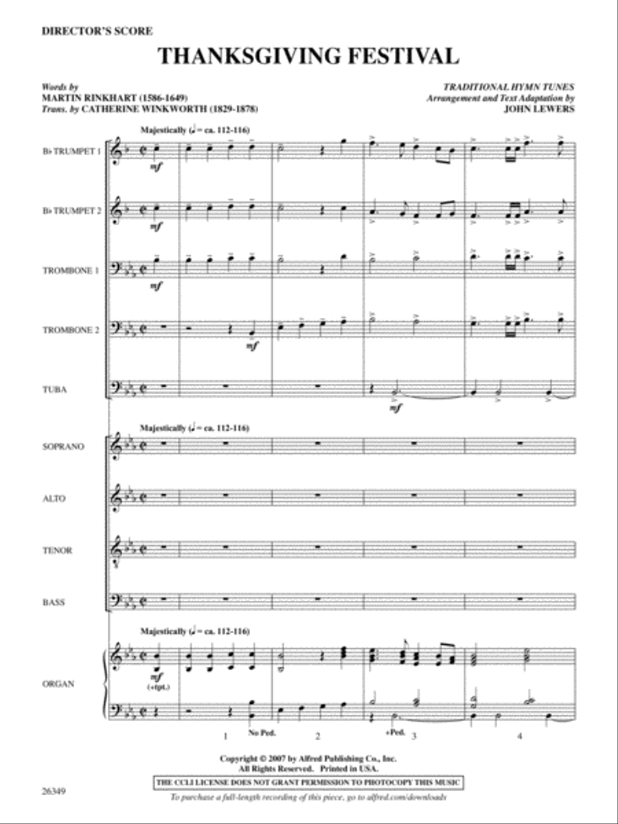 Thanksgiving Festival Choir scores gallery preview page 2
