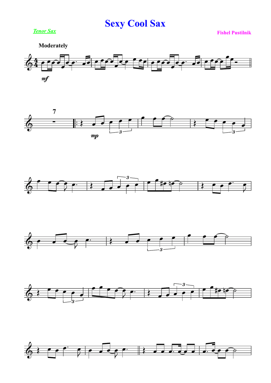 Sexy saxophone sale music