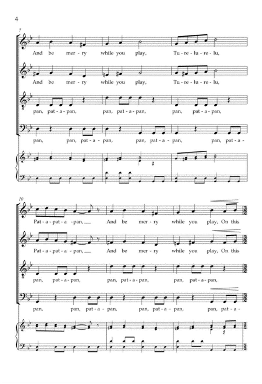 Pat-a-pan 4-Part scores gallery preview page 4