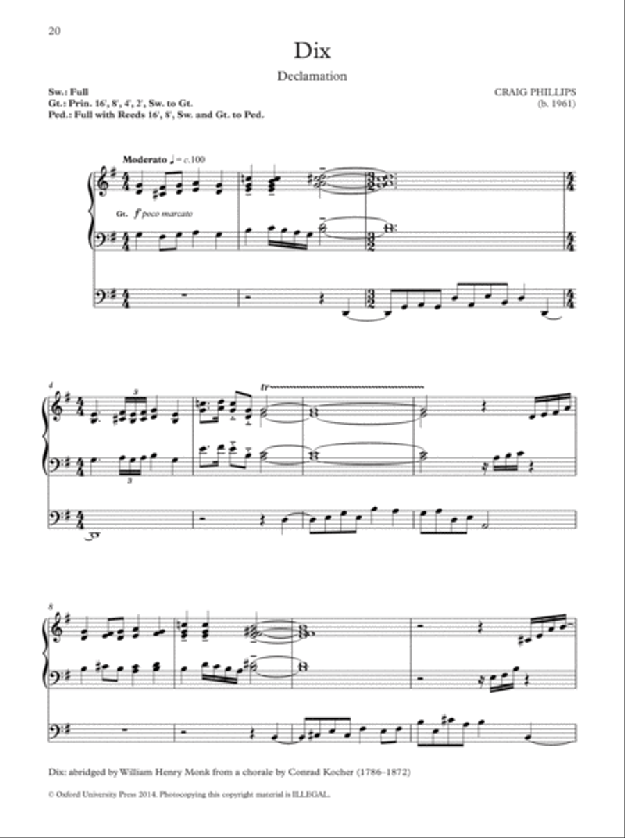Oxford Hymn Settings for Organists: Epiphany Organ Solo scores gallery preview page 7