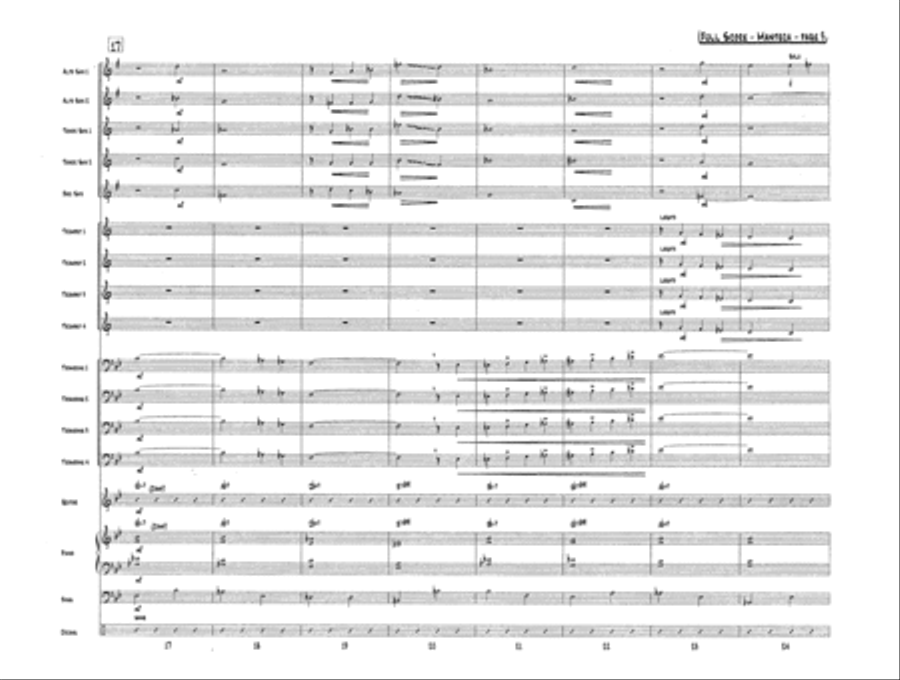 Manteca - Score Manteca - Score Jazz Ensemble scores gallery preview page 4