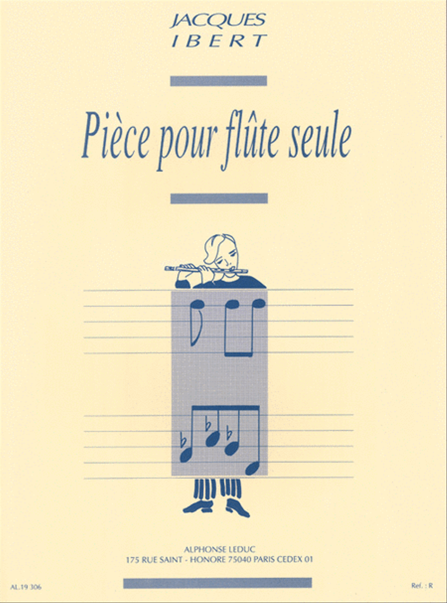 Pièce Pour Flute Seule Flute Solo scores gallery preview page 1