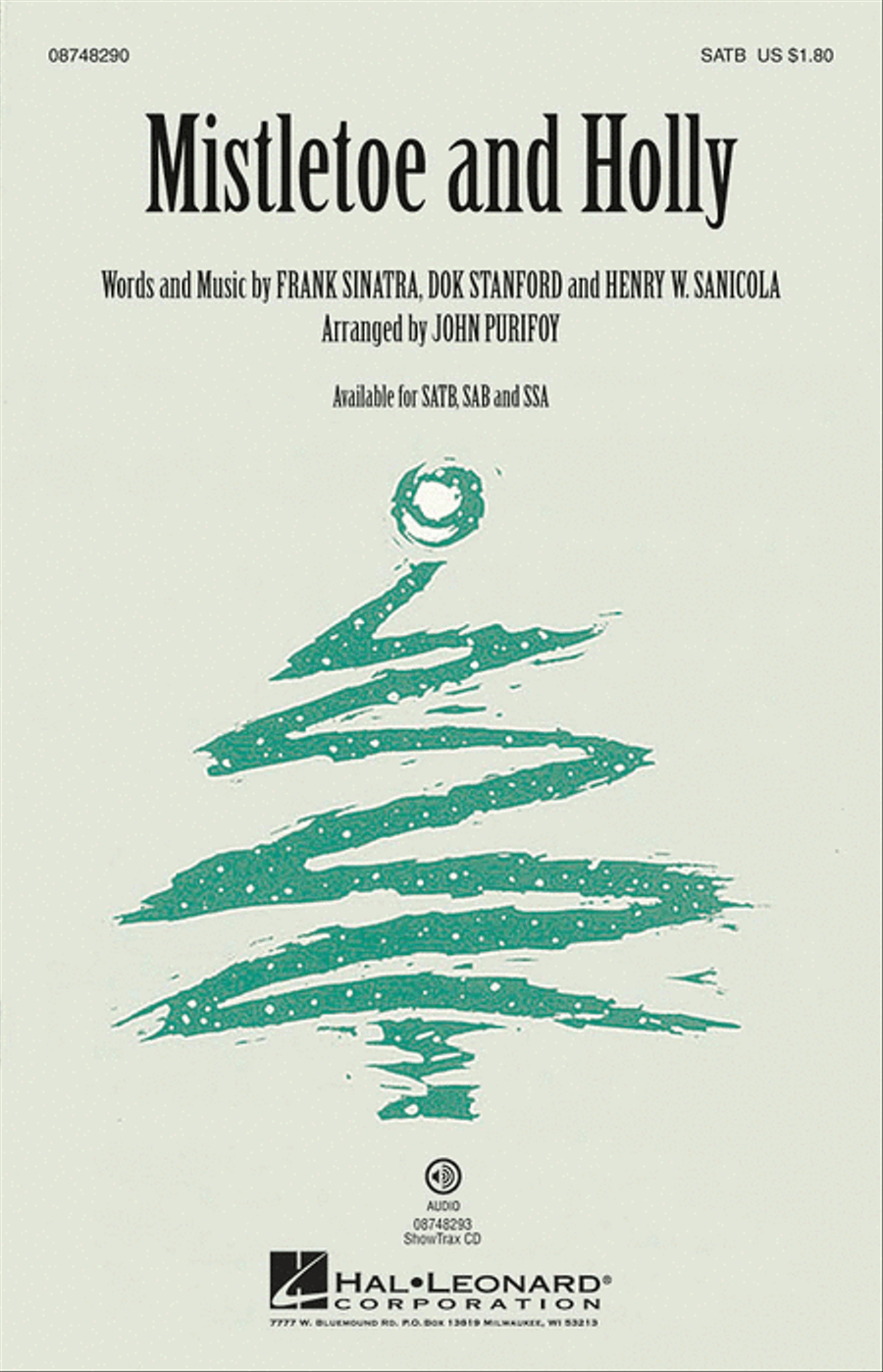 Mistletoe and Holly 4-Part scores gallery preview page 1