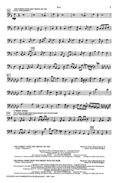 Rodgers and Hammerstein on Broadway (Medley) (arr. Mac Huff) - Bass