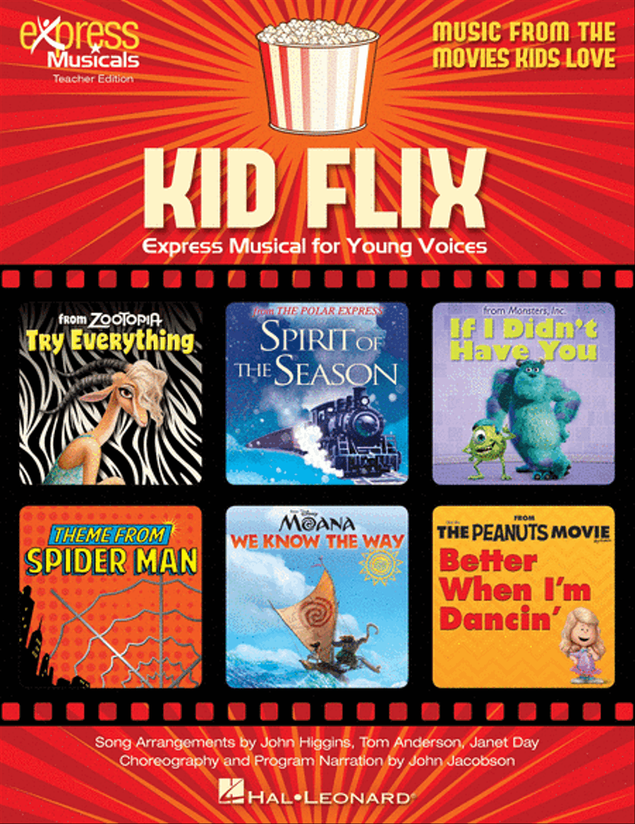 Kid Flix: Music from the Movies Kids Love Choir scores gallery preview page 1