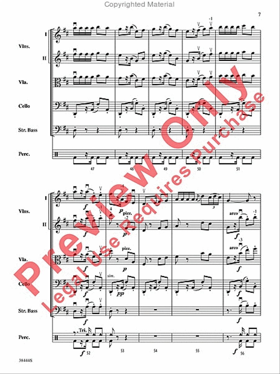 Habanera (from the opera Carmen) String Orchestra scores gallery preview page 8