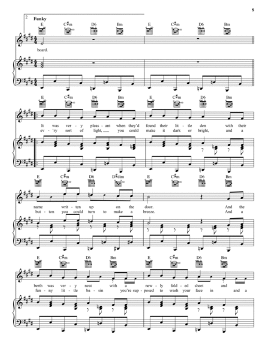 Skimbleshanks: The Railway Cat (from Cats) Piano, Vocal, Guitar scores gallery preview page 5