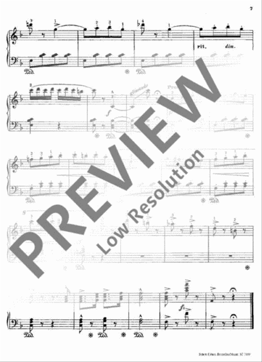 Hungarian Rhapsody No.2 E minor Piano Solo scores gallery preview page 8