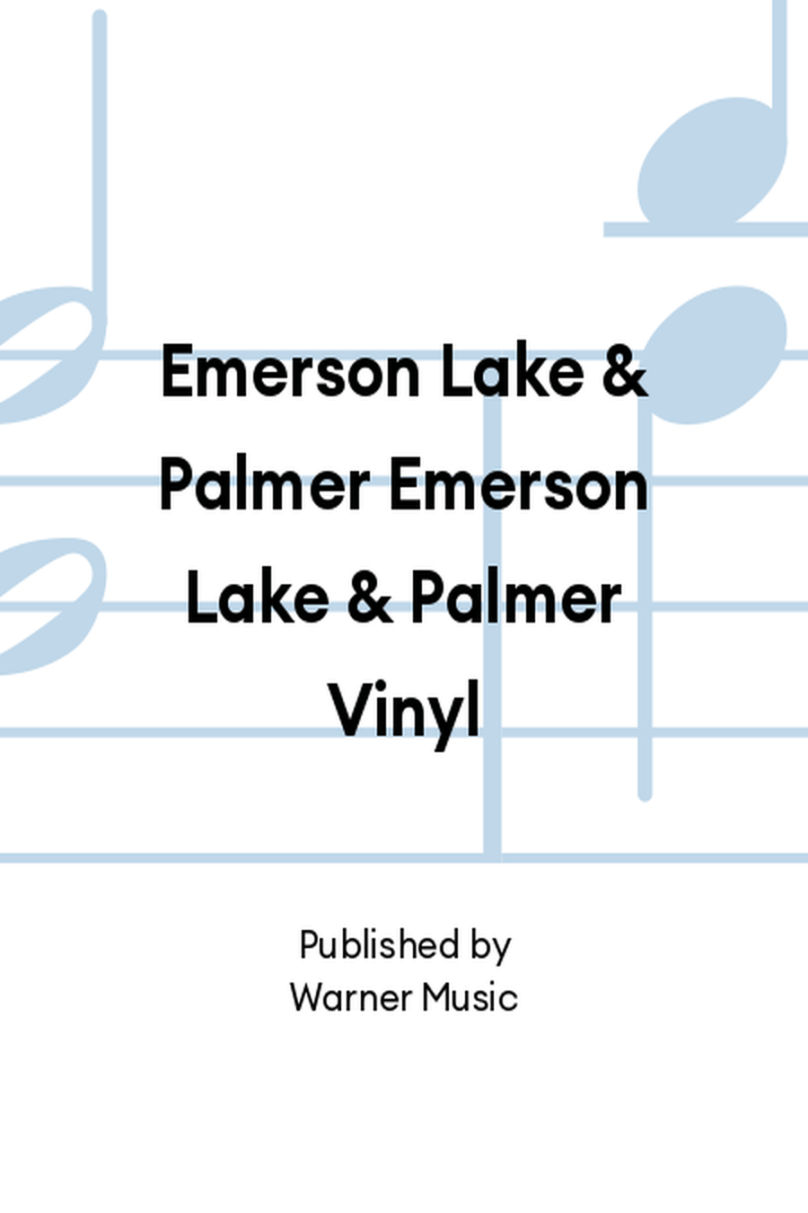 Emerson Lake & Palmer Emerson Lake & Palmer Vinyl Vinyl scores gallery preview page 1
