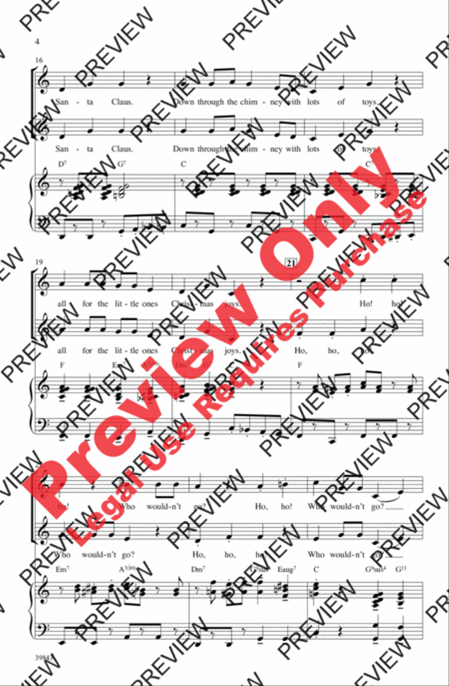 Jolly Jingle Christmas Medley 2-Part scores gallery preview page 23