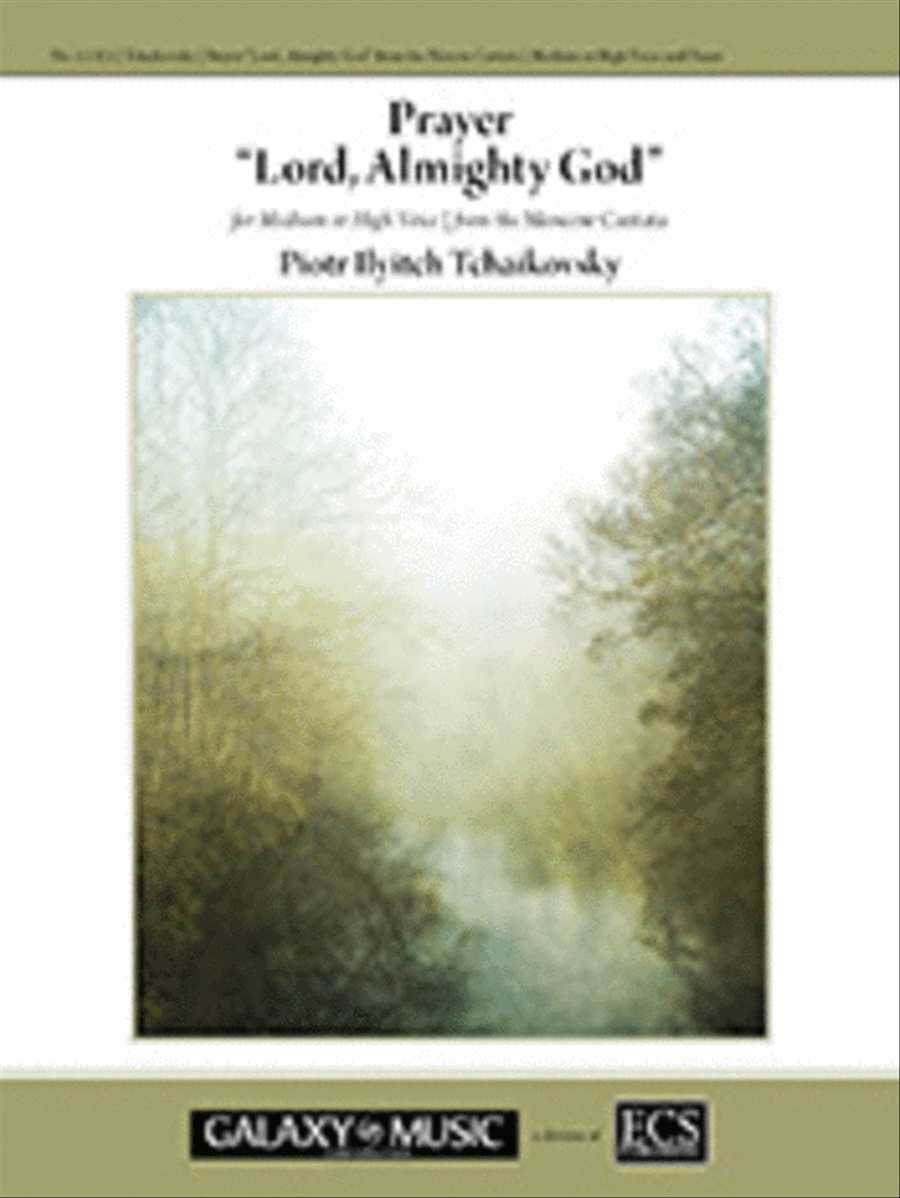 Prayer Lord Almighty God High Voice scores gallery preview page 1