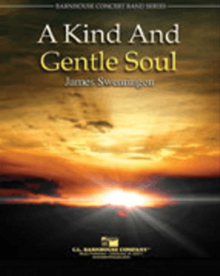 A Kind And Gentle Soul Concert Band scores gallery preview page 1