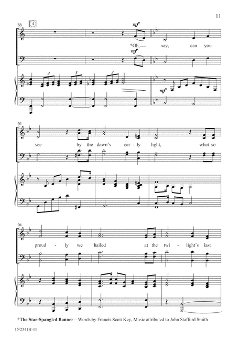 Salute to America 4-Part scores gallery preview page 12
