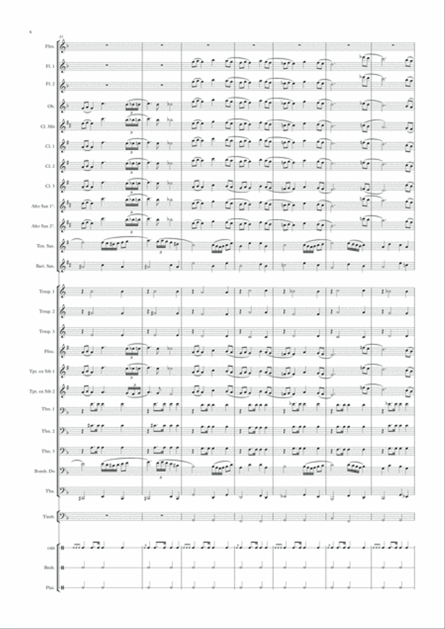 Madre dolorosa Concert Band scores gallery preview page 6