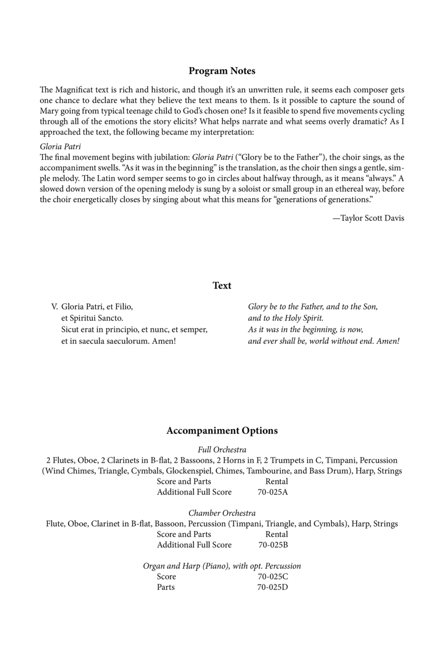 Gloria Patri 4-Part scores gallery preview page 1
