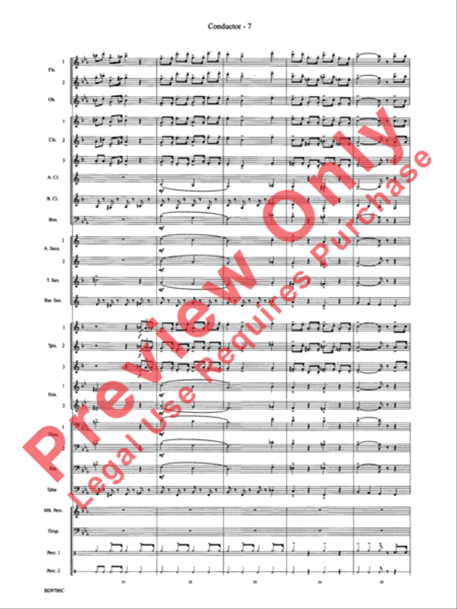 Holiday Cheers Concert Band scores gallery preview page 9