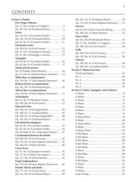 Piano Studies for Technical Development, Volume 1