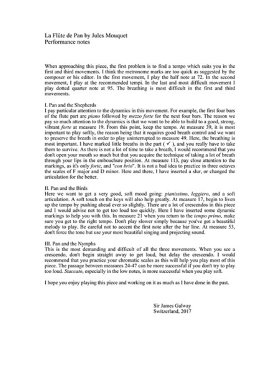 La Flute De Pan Flute Solo scores gallery preview page 3