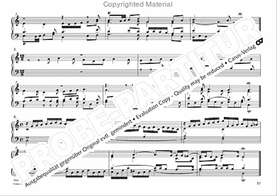 Freiburger Orgelbuch: Stammteil Organ Solo scores gallery preview page 58