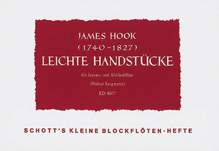 Book cover for Leichte Handstucke (Easy Pieces)