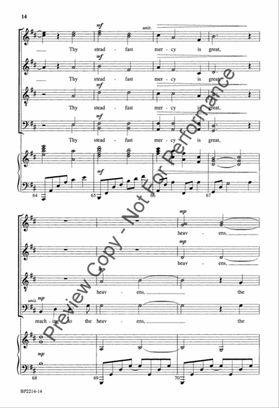 Awake, My Soul - Hagenberg 4-Part scores gallery preview page 13