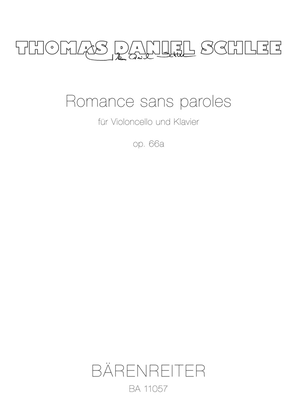 Romance sans paroles for violoncello and piano, op. 66a (2006)