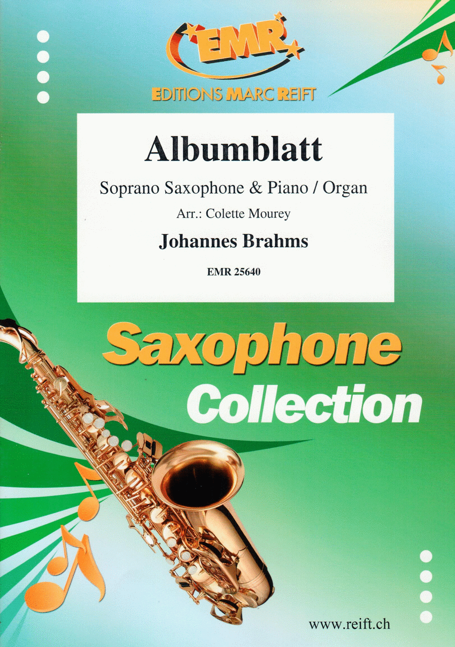 Albumblatt Albumblatt Soprano Saxophone scores gallery preview page 1
