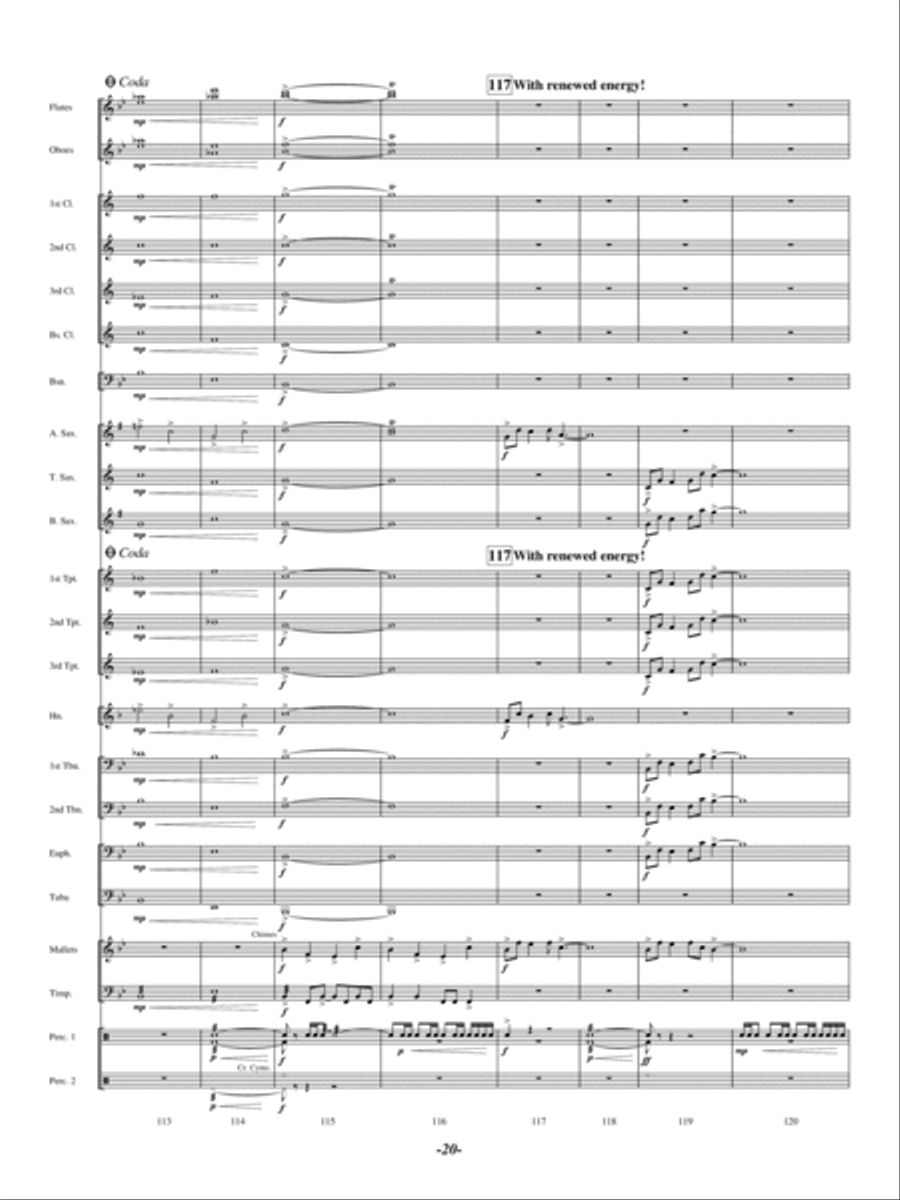 North Bay Vistas Concert Band scores gallery preview page 19