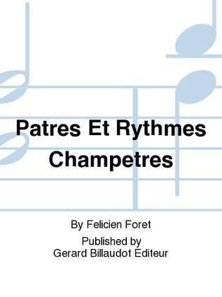 Book cover for Patres Et Rythmes Champetres