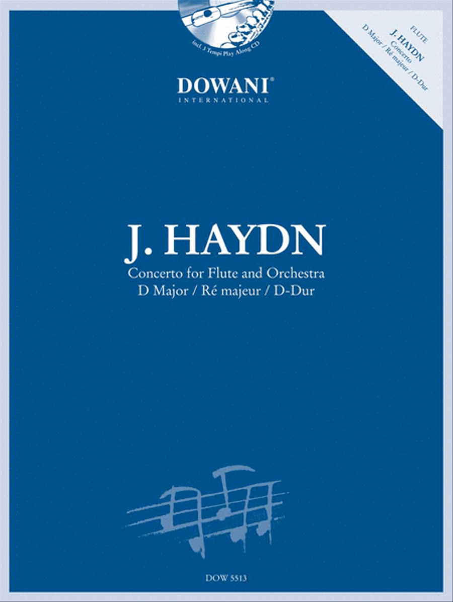 Concerto for Flute and Orchestra in D Major Flute scores gallery preview page 1