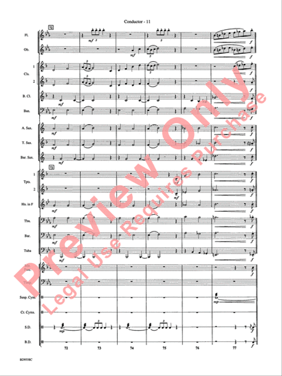 Challenge the Future Concert Band scores gallery preview page 13