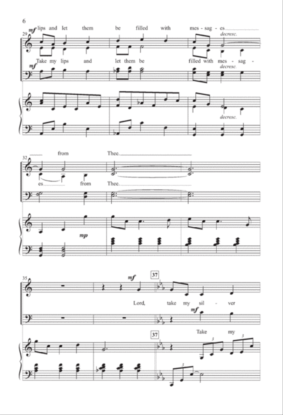 Consecrated Consecrated 4-Part scores gallery preview page 5