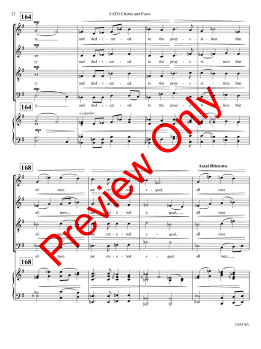 We the People of the United States 4-Part scores gallery preview page 25